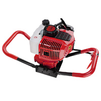 66CC Post Hole Digger Motor Only Petrol Engine Red