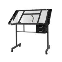 Drawing Desk Drafting Table Black