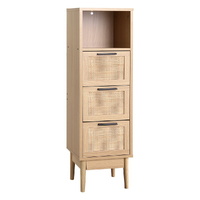 3 Chest of Drawers with Shelf - BRIONY Oak