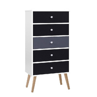 5 Chest of Drawers - BONDS White