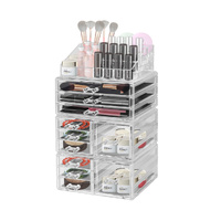 11 Drawers Clear Acrylic Boxes Cosmetic