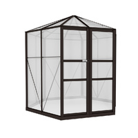 Greenhouse 2.4x2.1x2.32M Aluminium Polycarbonate Green House Garden Shed