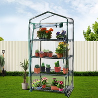 Greenhouse 4 Tiers Mini Green House Garden Bed Planter Box 1.6x0.7x0.5M