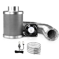 4"Ventilation Kit Fan Hydroponics Grow Tent Kit Carbon Filter Duct,4"Ventilation Kit Fan Hydroponics Grow Tent Kit Carbon Filter Duct