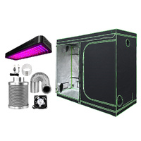 Grow Tent Light Kit 240x120x200CM 2000W LED 6" Vent Fan,Grow Tent Light Kit LED 2000W Full Spectrum 6" Vent 240x120x200CM