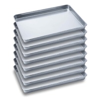 8X Aluminium Oven Baking Pan Cooking Tray for Bakers Gastronorm 60*40*5cm