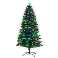 Christabelle Enchanted Pre Lit Fibre Optic Christmas Tree  Stars