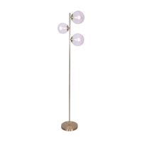 Sarantino 3-Light Metal Floor Lamp