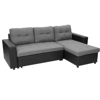 Hackney 3-Seater Corner Sofa Bed Storage Lounge Chaise Couch