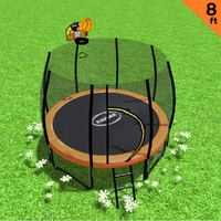 Kahuna Springless Trampoline with Basketball Set