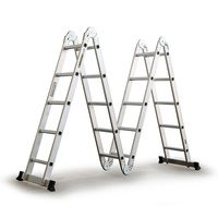 BULLET Pro Multi-Purpose Ladder Aluminium Extension Folding Adjustable Step