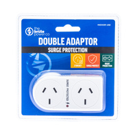 THE BRUTE POWER CO. Double Adaptor - Surge Protection