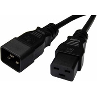 8WARE Power Cable Extension IEC-C19 to IEC-C20 Male to Female