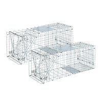 Humane Animal Trap Cage  - Silver