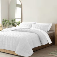 Coverlet Set Bedspread Soft Touch Easy Care Breathable 3 Piece Set