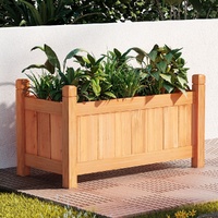 Garden Bed Raised Wooden Planter Box Vegetables