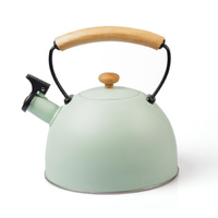 3 Liter Tea Whistling Kettle Stainless Steel Modern Whistling Tea Pot for Stovetop