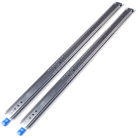 Pair 150KG Capacity Heavy Duty Drawer Slides Rails Runners Locking Ball Bearing