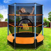 Trampoline 4.5FT Kids Trampolines Cover Safety Net Pad Ladder Gift