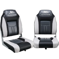 Set of 2 Folding Swivel Boat Seats