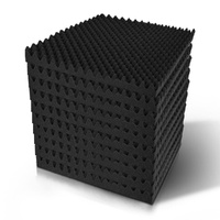 Acoustic Foam Panels Studio Sound Absorption Eggshell 50x50CM