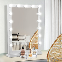 Hollywood Makeup Mirror With Light LED Bulbs Vanity Lighted Stand