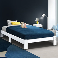 Bed Frame Wooden Mattress Base Timber Platform JADE