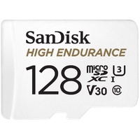 SANDISK HIGH ENDURANCE MICROSDHC CARD SQQNR UHS-I C10 U3 V30 100MB/S R 40MB/S W SD ADAPTOR SDSQQNR--GN6IA