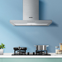 Rangehood Range Hood Stainless Steel Kitchen Canopy LED Light