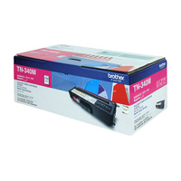 BROTHER TN-340 Colour Laser Toner - Standard Yield  HL-4150CDN/4570CDW, DCP-9055CDN, MFC-9460CDN/9970CDW - 2500 pages