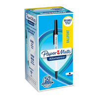 PAPER MATE Kilometrico Ball Pen Box of 50