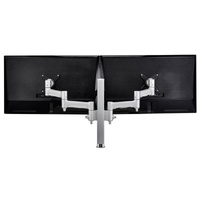 Atdec AWM Dual monitor arm solution - 460mm articulating arms - 400mm post - F clamp