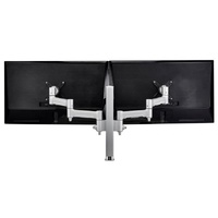 Atdec Atdec AWM Dual Monitor Arm Solution - 460mm Articulating Arms, 400mm Post, F-Cfamp