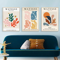 Matisse Wall Art 3 Sets Wood Frame Canvas