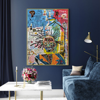 Jazz Gold Frame Canvas Wall Art