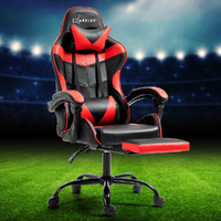 Office Chair Leather Gaming Chairs Footrest Recliner Study Work