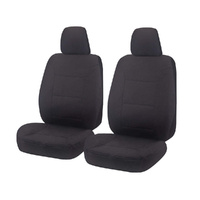 Seat Covers for MITSUBISHI TRITON MQ SERIES 01/2015 - ON DUAL / CLUB CAB UTILITY FRONT 2X BUCKETS ALL TERRAIN