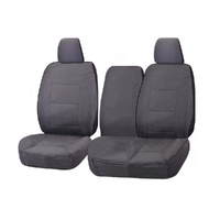 Seat Covers for TOYOTA LANDCRUISER 100 SERIES 1998 - 2015 STANDARD HZJ-FZJ105R FRONT BUCKET + _ BENCH WITH FOLD DOWN ARMREST/CUP HOLDER CHALLENGER