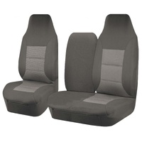 Seat Covers for TOYOTA HI ACE TRH-KDH SERIES 03/2005 - 2015 LWB UTILITY VAN FRONT HIGH BUCKET + _ BENCH WITH FOLD DOWN ARMREST/TRAY PREMIUM