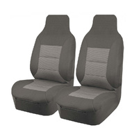 Seat Covers for TOYOTA HI ACE TRH-KDH SERIES 03/2005 - 01/2019 LWB SINGLE / CREW CAB / COMMUTER BUS FRONT 2X HIGH BUCKETS PREMIUM