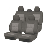 Seat Covers for MITSUBISHI TRITON FR MQ SERIES 01/2015 - ON DUAL CAB UTILITY FR PREMIUM