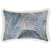 Cushion Cover-Coastal Fringe-Seminyak Blue