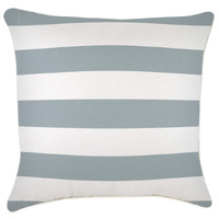 Cushion Cover-With Piping-Deck-Stripe-Smoke