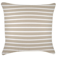 Cushion Cover-With Piping-Hampton Stripe Beige