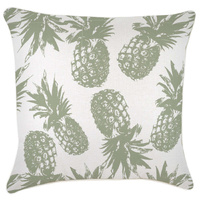 Cushion Cover-With Piping-Pineapples Sage