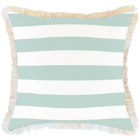 Cushion Cover-Coastal Fringe-Deck-Stripe-Mint