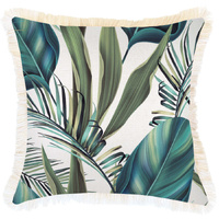 Cushion Cover-Coastal Fringe-Poolside