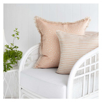 Cushion Cover-Coastal Fringe-Lunar Blush