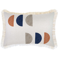 Cushion Cover-Coastal Fringe-Shadow Moon