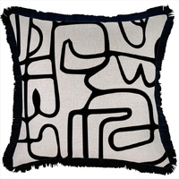 Cushion Cover-Coastal Fringe-Art-Studio